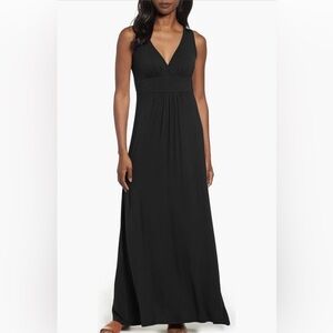 LOVEAPPELLA V-Neck Jersey Dress NORDSTROMS NWT